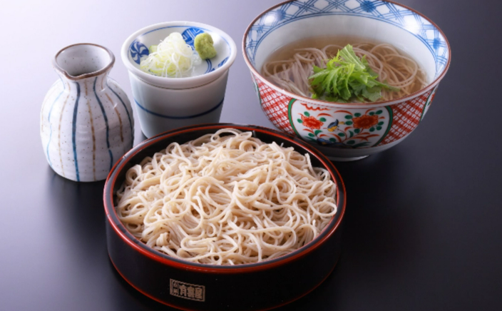 You can choose either Kake Soba or Zaru Soba