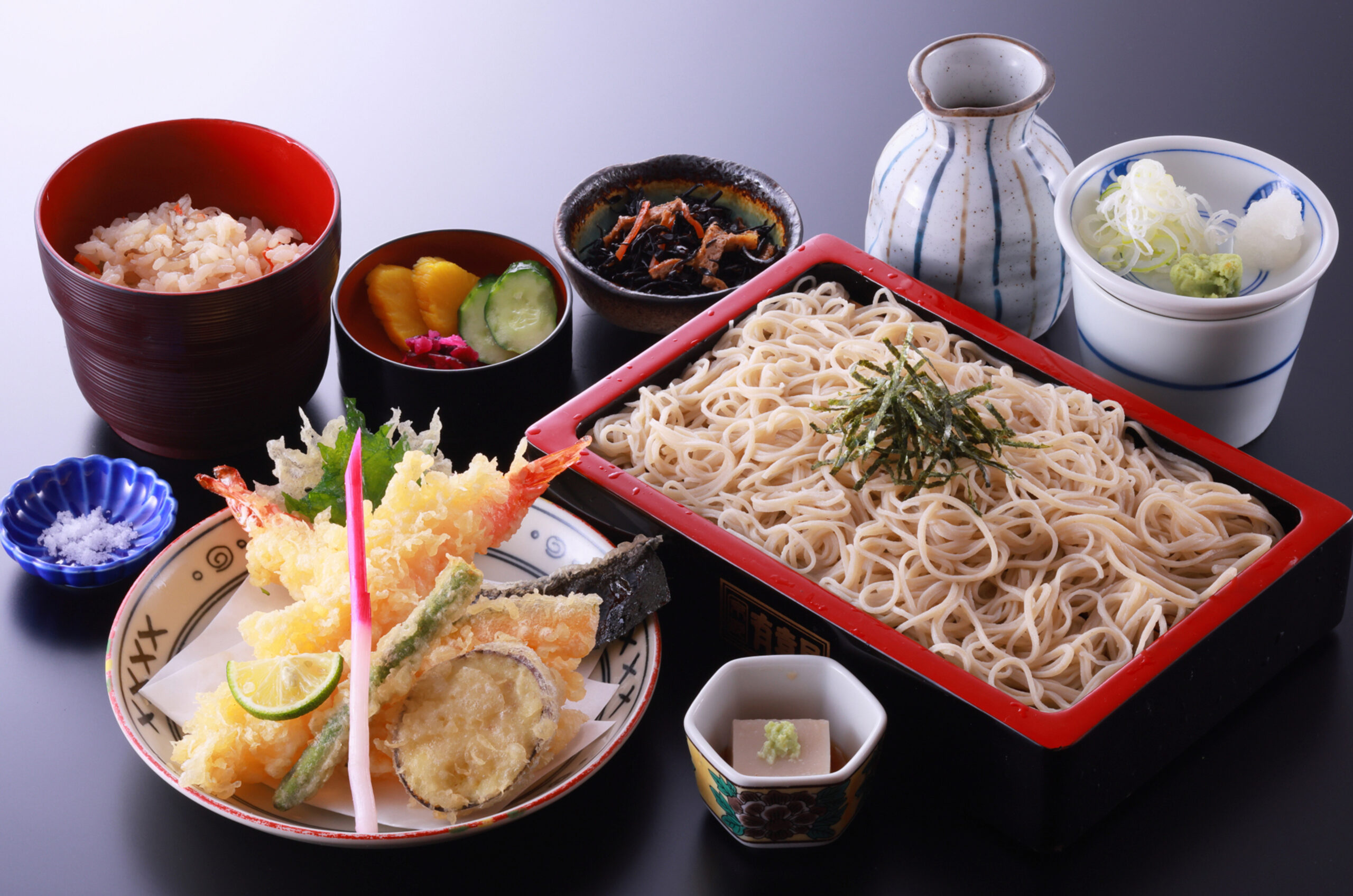 Ni-hachi Tempura Zaru Set